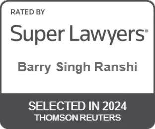 Super Lawyers, Barry Singh Ranshi, selected in 2024