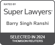 Super Lawyers for attorney Barry Singh Ranshi